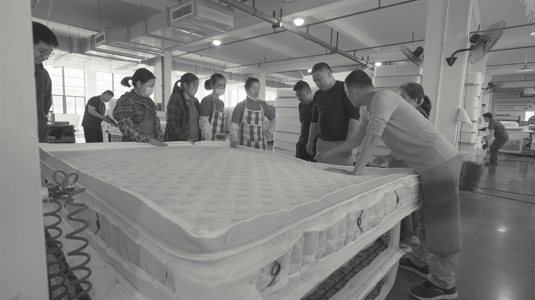芭蕉果工厂实拍:生产现场结构检查